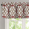 H.VERSAILTEX Blackout Curtain Valances - Thermal Insulated Window Valances for Kitchen/Bathroom, 52x18 inch, Geo