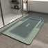 MontVoo Non-Slip Bath Mat, Super Absorbent Stain Resistant Quick Dry Rug, Easy Care 17"x35" Green Bathroom Floor Mat