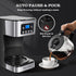 Taylor Swoden 12-Cup Programmable Coffee Maker, Regular & Strong Brew Drip Machine for Home & Office
