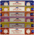 Satya Incense Sticks Variety Pack #6 with Incense Stick Holder Bundle, 6 Spiritual Fragrances