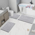 Buganda Bathroom Rugs, 30" x 20", Soft Microfiber Non-Slip Shaggy Bath Carpet, Machine Wash