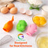 Gegero Pack 3 Egg Yolk Separator, Food Grade Silicone, Dishwasher Safe Kitchen Gadget for Cooking/Baking. Swallow