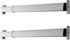 Rod Desyne KSH-0611 Flat Sash Rod Set of 2 - 6-11 inch, White