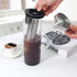 Deluxe Cold Brew Coffee Maker, 44oz/1300ml with Removable Stainless Steel Filter (Stainless Steel)
