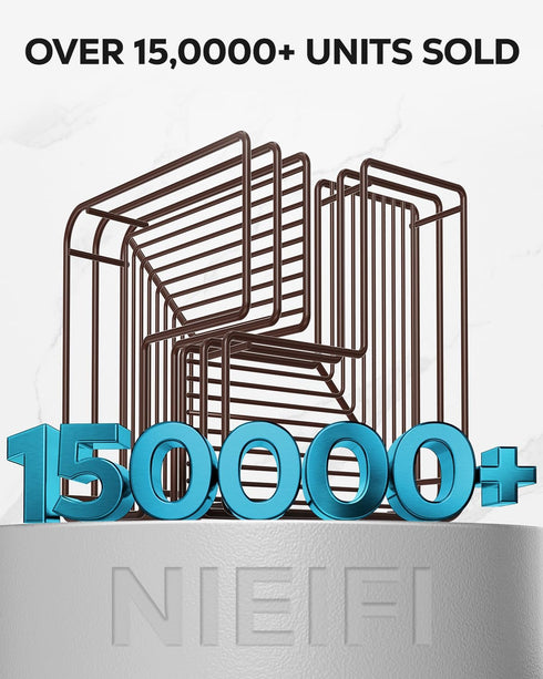 Nieifi Adhesive Corner Shower Caddy Shelf Basket Rack with Hooks, Rust Proof Stainless Steel Bathroom Shelf Shampoo