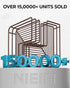 Nieifi Adhesive Corner Shower Caddy Shelf Basket Rack with Hooks, Rust Proof Stainless Steel Bathroom Shelf Shampoo