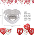 5 Pieces Heart Cookie Cutter - 3.95", 3.35", 2.75", 2.36", 1.37" Valentine s Day Cookie Cutters for Baking and
