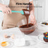 U-Taste Heat Resistant Silicone Spatula - 480ºF Food Grade Kitchen Baking Bowl Scraper - 4 Pcs Colorful
