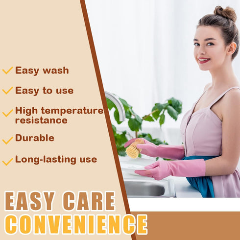 Bamboo Dish Scrub Brushes Wooden Cleaning Scrubbers Set, Kitchen Dish Brush with Natural Sisal Bristles for Home