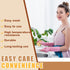 6 Packs Set Nuenen Bamboo Dish Scrub Brushes Wooden Scrubbers Kitchen Dishwashing Scrubber with Natural Sisal Bristles