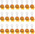 24 Pack Lion Keychains, Safari Animal Keychains for Jungle Safari Party Favors and Rewards