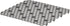 Spectrum Diversified Hexa Raised Feet Small Mat for Dual Sinks, Quick-Drying Heavy-Duty Protector, Non-Slip Surface -