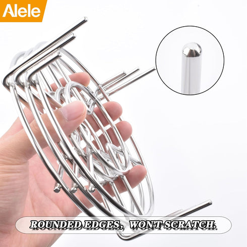 Steam Rack Trivet, Stainless Steel Steaming Rack for Electric Pressure Cooker, 3 Pack
