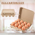 Poreids 20 Pack 34 12 Count, Dozen Egg Cartons Bulk - Style Reusable Cardboard Cartons Chicken Egg Crates