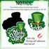 Whaline 12Pcs St. Patrick's Day Refrigerator Magnets, Green Lucky Clover Rainbow Gnome Stickers for Holiday Decoration
