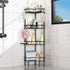 Verdenu Corner Shower Caddy, 4 Tier Standing Shower Caddy for Shampoo Storage