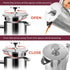 Mueller French Press Coffee Maker, 20oz Stainless Steel, 4 Filter Heat Resistant Double Insulated, Dishwasher Safe