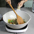 Wooden Spatula, 15.3 Inch Flat Wood Wok Spatula, Handmade Kitchen Utensils for Nonstick Cookware