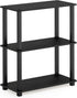3-Tier Furinno TURN-S-TUBE Storage Shelves, Book Shelf, Corner Shelf, Toolless Open Shelves, for Organization