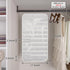 1-Pack Hanging Jewelry Organizer, 80-Pocket Dual-sided Storage for Earring, Necklace, Bracelet, Ring, White