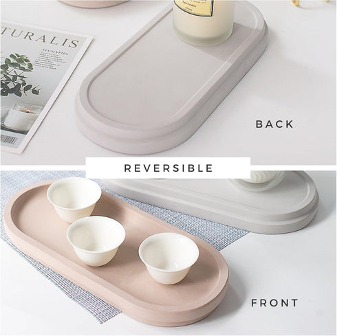 Countertop Selegna Diatomaceous Earth Stone Sink Tray - Quick Drying, Reversible Tray for Kitchen & Bathroom Organizer