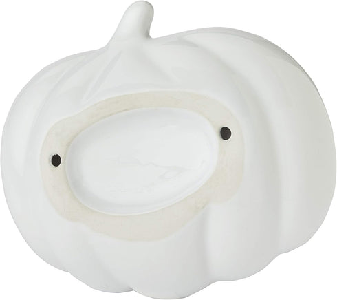 SKL Home Harvest Pumpkin Vanity Tray, White