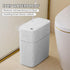 3.5 JUDRDO Gallon Slim Automatic Trash Can for Bathroom,Touchless Diaper Trash Can with Trash Bag Auto-adsorption