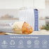 2 Pack Reusable Beeswax Bread Bags for Sourdough & Homemade Bread, Cotton Waxed Bags Keeps Fresh Longer XL Food Storage
