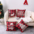 Coeufuedy Buffalo Plaid Christmas Pillow Covers - 18x18 Inch Farmhouse Decor, Set of 4