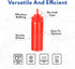 New Star Foodservice 26238 Clear Plastic Squeeze Bottles, Wide Mouth, 24 oz, Pack of 6