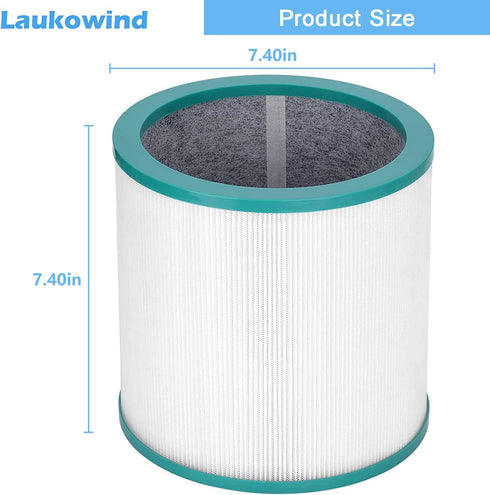 Replacement TP02 Air Purifier Filters Compatible with Dyson Pure Cool Link Models TP01, TP02, TP03, BP01 (2 Pack)