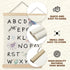 123 12x16 Set 2 Supwhd Ocean Nursery Decor, Alphabet Numbers Ocean Animals Poster Hanger Frame, Sea Animals ABC