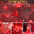 6 Pack 7 20 LAMPHOME Red Valentine's Fairy Lights Battery Operated (Included), ft LED Mini String Lights, Waterproof