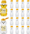 MOLADRI 18 Pack Plastic Bear Honey Bottle Jars, Empty 5 Fluid Oz Honey