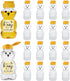 MOLADRI 18 Pack Plastic Bear Honey Bottle Jars, Empty 5 Fluid Oz Honey