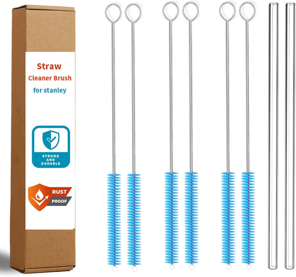 Straw Cleaner Brush for Stanley, 12 Inch Extra Long Straw Brush Cleaner