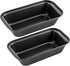 CHEFMADE Bread Loaf Pan, Nonstick Meatloaf Medium Pan, 4.5" x 8.5", Set of 2
