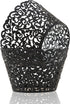 KPOSIYA 120 Pack Artistic Cupcake Wrappers, Black Laser Cut Cake Paper Cups for Wedding Baby Shower Birthday Decoration
