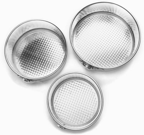 Fox Run Mini Springform Pan Set, Tin-Plated Steel, 3-Piece
