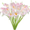 Mandy's PU Light Pink Calla Lily Artificial Flowers, 20 Stems 13.5in Faux Realistic Centerpiece DIY Bridal Bouquet