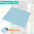 Under Sink Mat, 28" x 22" Silicone Mats for Kitchen, Waterproof Cabinet Organizers and Storage, Light Blue