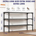 3 Closet SAN HE Long Shoe Rack-Shoe Organizer Tier Shoe Rack for Front Door Entryway Garage, Stackable Free Standing