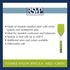 Flexible Nylon Spatula, RSVP International - Stainless Steel Handle, 12x2.75", Green