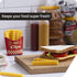 Fries Clips, 12 Cute French-Fries-Shaped Bag Clips, Fun Bag Clips for Food in a Magnetic Box, Cute Kitchen Accessories