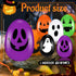Libima 200 3" Pcs Easter Eggs Plastic Eggs with Ghost Easter Skull Empty Bulk Fillable for Egg Hunt Party Favors Basket