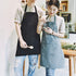 MORNITE Art Aprons for Painting Pottery Ceramics, Waterproof Green Kitchen Cooking Aprons