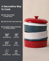 8.8 Inch FE Ceramic Tortilla Warmer,Lace Emboss Tortilla Holder with Lid for Taco Tuesday, Mexican Night and Party,Taco