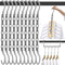 Space Saving Hangers, 10PCS Magic Hangers, 5 Holes Sturdy Plastic Clothes Organizer, Gray