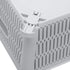 Simplify 2Pk Large Slide Stack It Tote Basket, Open Bins for Storage & Organization, Bathroom, Crafts, Office (Grey)