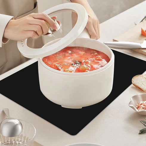 Silicone Placemats, Food-Grade Non-Slip Waterproof Dining Countertop Protector, Heat Resistant Baking Mat, Dishwasher